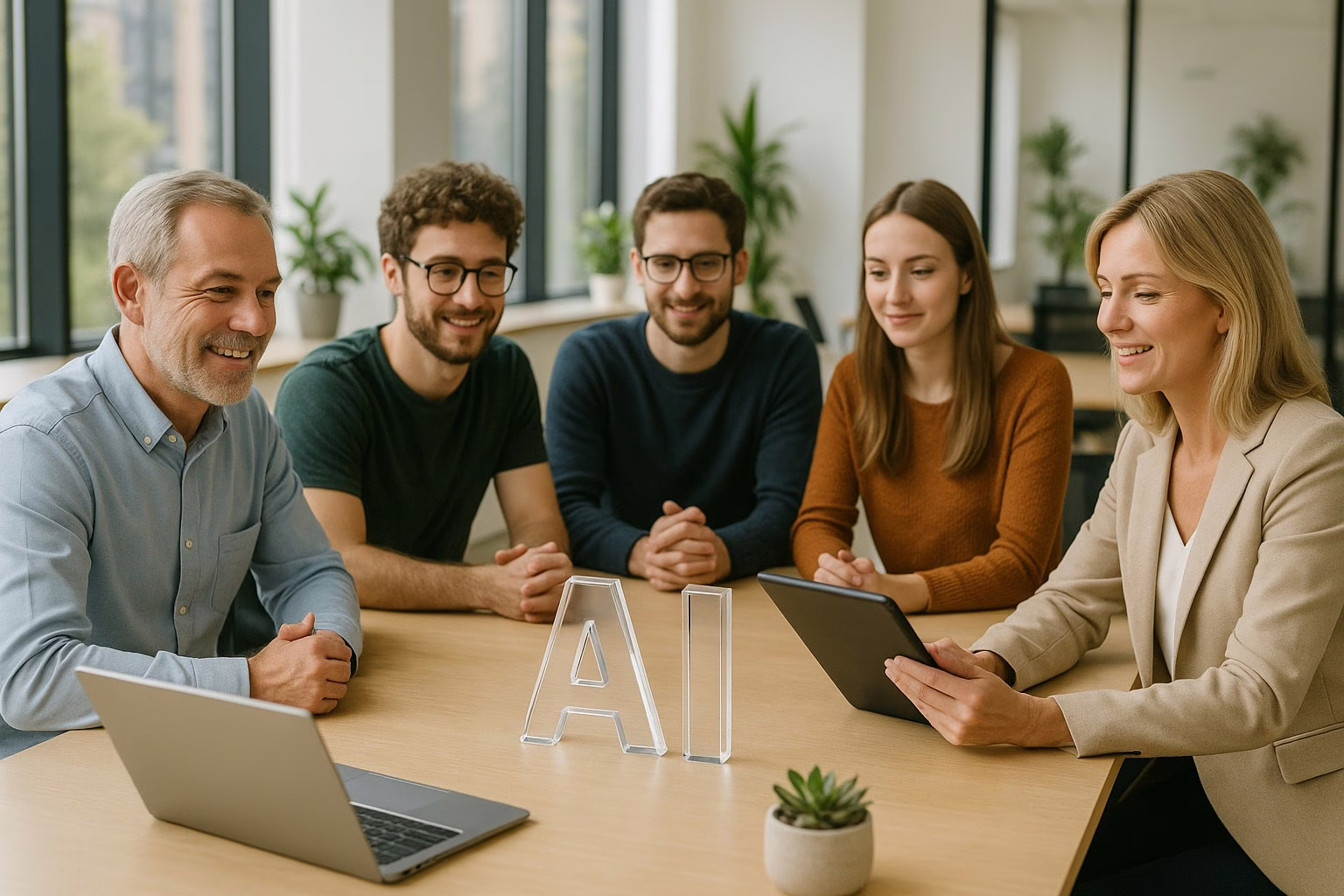 ai office meeting